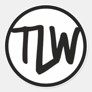 TLW logo sticker glossy