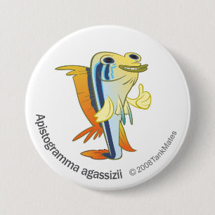 TM-01-Apistogramma agassizii 3 Inch Round Button
