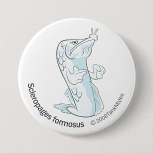 TM-03-Scleropages formosus 3 Inch Round Button