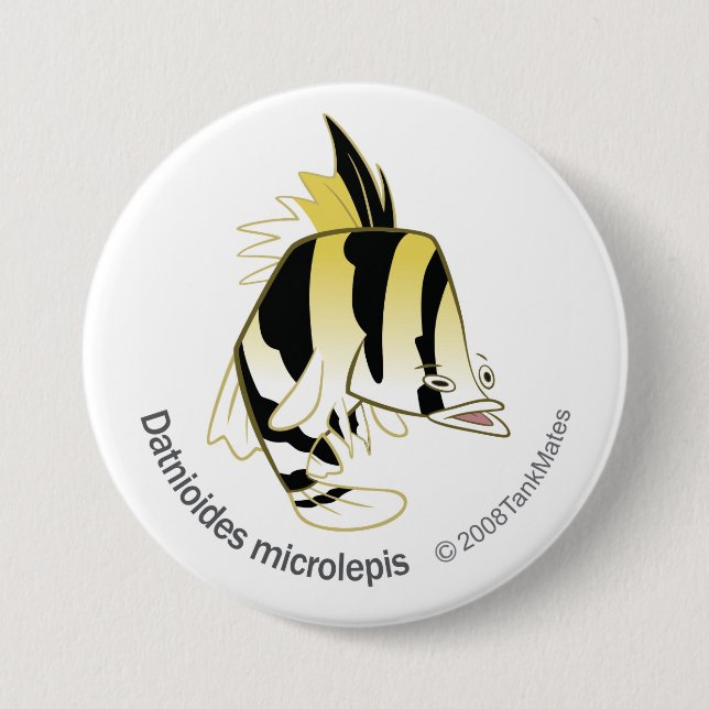 TM-12-Dathioides microlepis 3 Inch Round Button (Front)