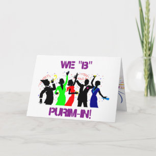TMH COLLECTION - Party Time Purim Holy Day Card