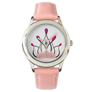 TMH COLLECTION - Pretty Pink Ribbon Watch _ Girls