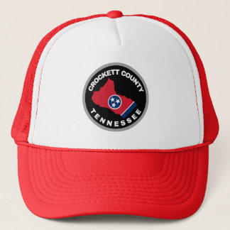 TN du comté de Crockett casquette à balle rouge et