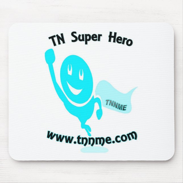 TN Super Hero mouse pad. Pad (Front)