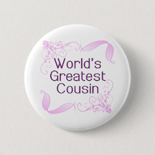 TN_World's Greatest Cousin Button