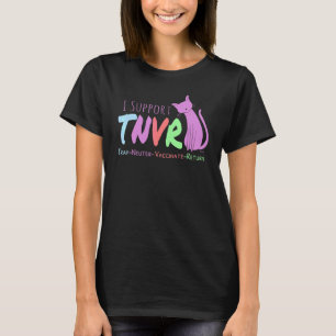 Tnr Trap Neuter Return Feral Cat Advocate Cat 3 T-Shirt