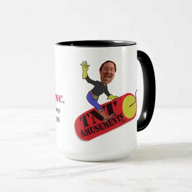 TNT Amusements Mug (Front Right)