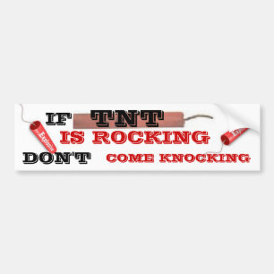 TNT (Explosive) Bumper Sticker