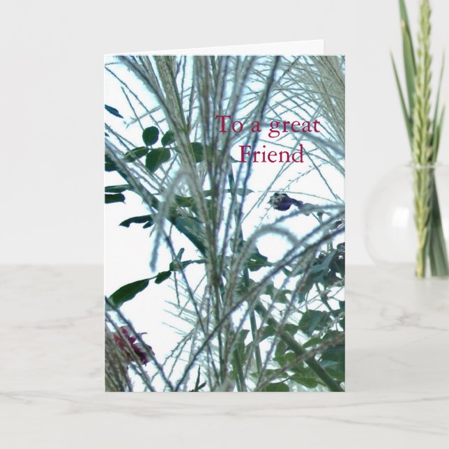 To a great Friend Card (Front)