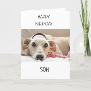 TO A GREAT SON ON BIRTHDAY! CARD