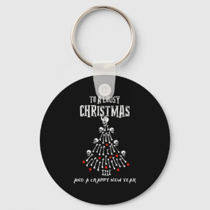 To A Lousy Christmas And A Crappy New Year (anti X Keychain