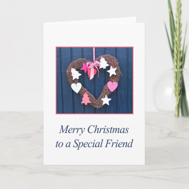 To a Special Friend Merry Christmas card (Front)