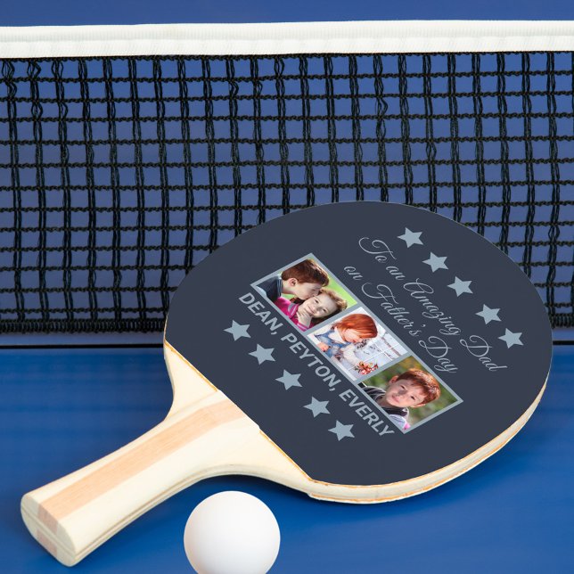 To an Amazing Dad on Father’s Day Photo Ping Pong Paddle (Creator Uploaded)