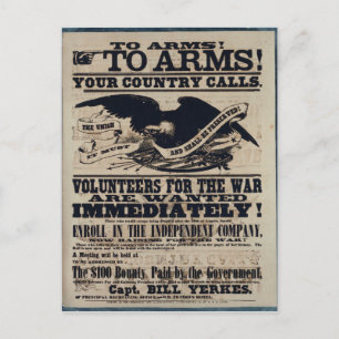 To Arms! Postcard