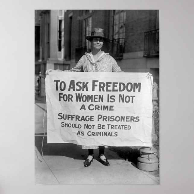 To Ask Freedom For Women Is Not A Crime Poster (Front)