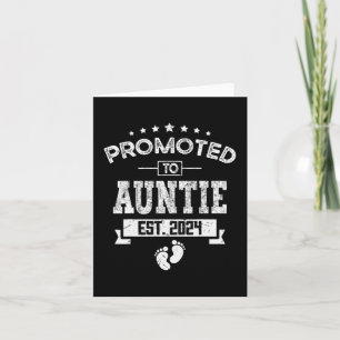 To Auntie 2024 New First Mothers Day 1st Time Card