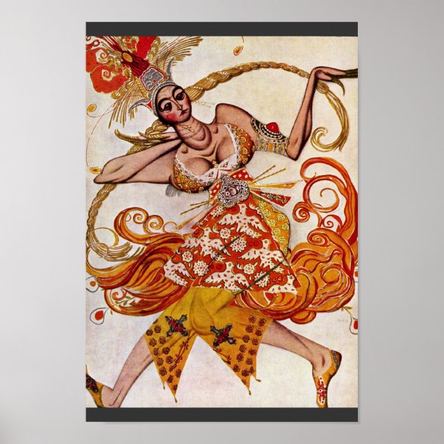 To Ballettfigurine: Firebird By Bakst Léon (Best Q Poster (Front)