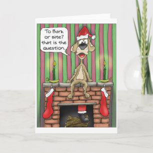 To Bark or to Bite Holiday Card
