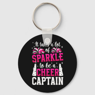 To Be A Cheer Captain Cheerleader Captain Keychain