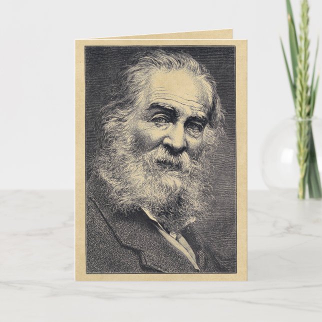 "To Be a Sailor of the World" Whitman Quote Card (Front)