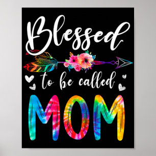 To Be Called Mom Cute Mothers Day Women Kids Poster