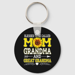 To Be Called Mom Grandma Great Grandma Mother's Da Keychain