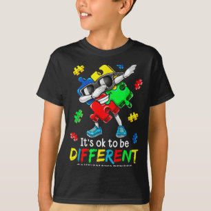 To be different dabbing puzzle autism awareness T-Shirt