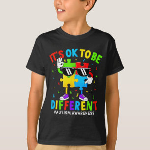 to Be Different for Mom Kids Women Autism T-Shirt