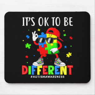 To be different puzzle for mom dad teachers autism mouse pad