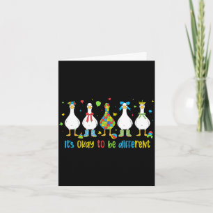 To be different silly goose autism specialTo be di Card