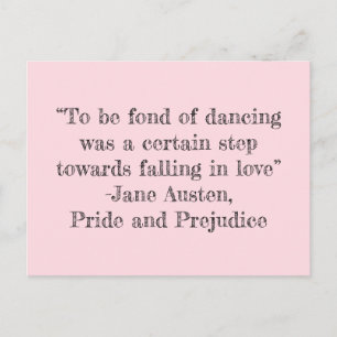To be Fond of Dancing Postcard