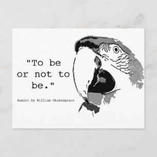 To Be Or Not To Be Postcard