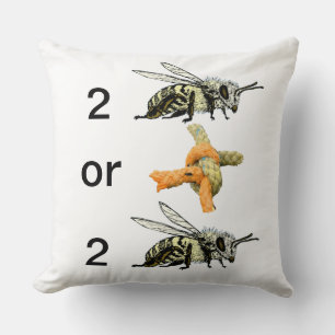 To be or not to be throw pillow