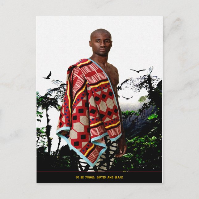 To Be Young, Gifted and Black Postcard (Front)