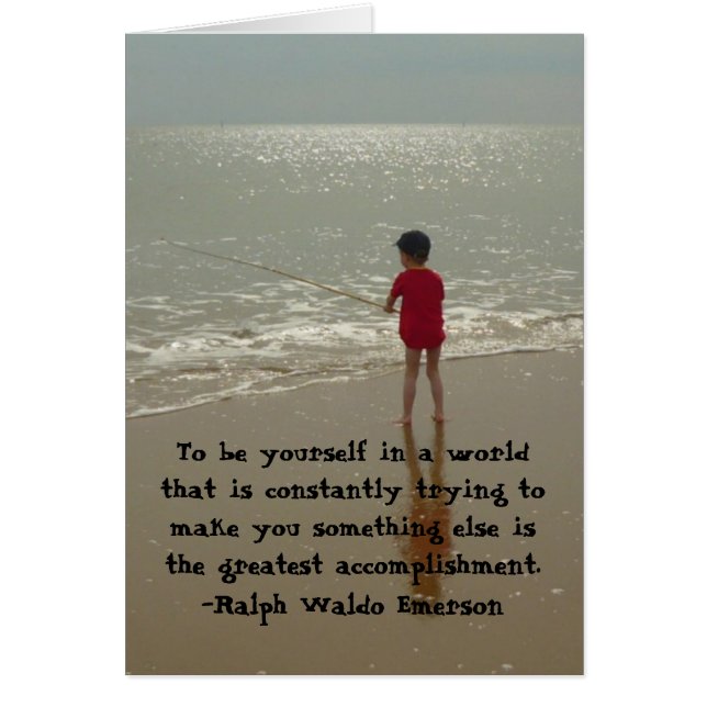To Be Yourself Card (Front)