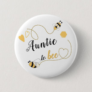 to Bee 2 Inch Round Button