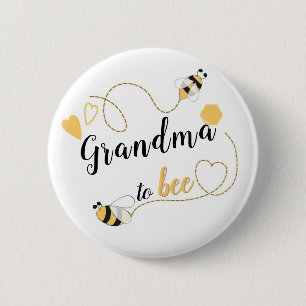 to Bee 2 Inch Round Button