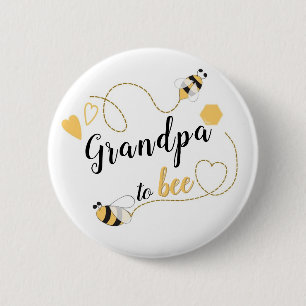 to Bee 2 Inch Round Button