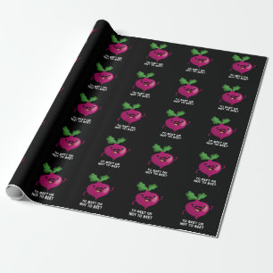 To Beet Or Not To Beet Funny Shakespeare Pun Dark  Wrapping Paper