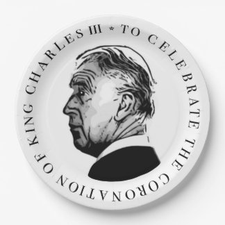To celebrate the Coronation of King Charles Third Paper Plate