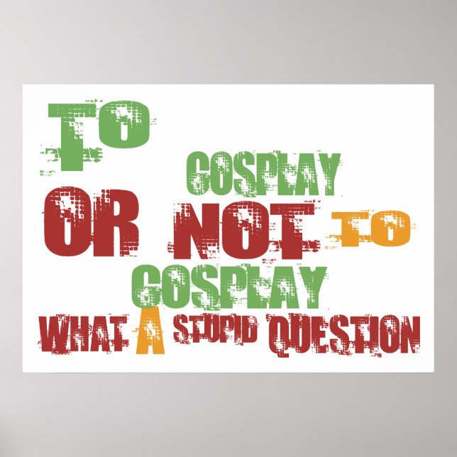 To Cosplay Poster (Front)