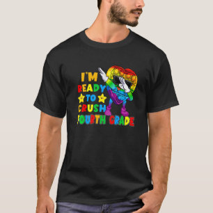 To Crush Fourth Grade Pop It Fidget Toy First Day  T-Shirt
