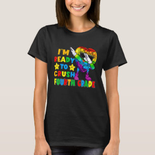 To Crush Fourth Grade Pop It Fidget Toy First Day  T-Shirt