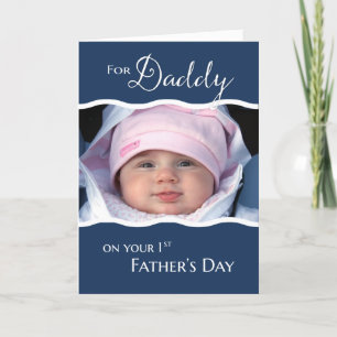 To Daddy on 1st Father's Day  - Photo Card