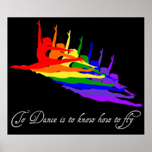 To Dance is to Know how to Fly print / poster