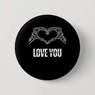 To Death - Skeleton Heart Hands Classic 2 Inch Round Button