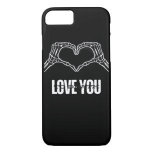 To Death - Skeleton Heart Hands Classic Case-Mate iPhone Case