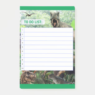 TO DO LIST DINOSAUR POST-IT NOTES