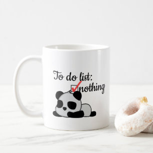 To do list Funny mug Panda Gift