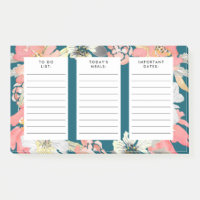to do list meal plan important dates watercolor